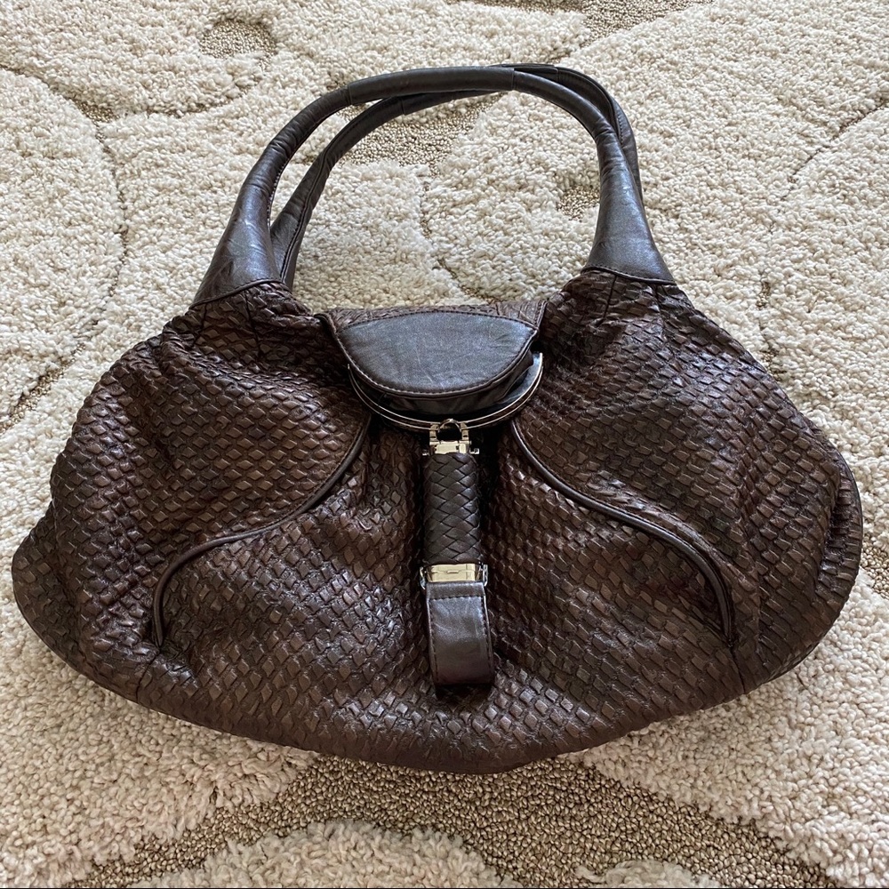 Brown Leather Handbag